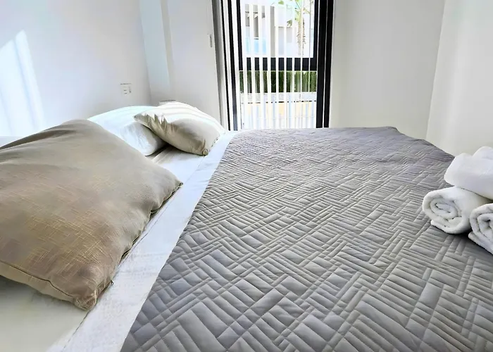 New Flat With Terrace & Pool Close To Beaches